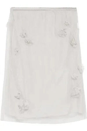 JNBY Gauze pencil-waist skirt
