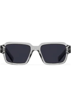 Prada Logo-detail rectangle-frame sunglasses