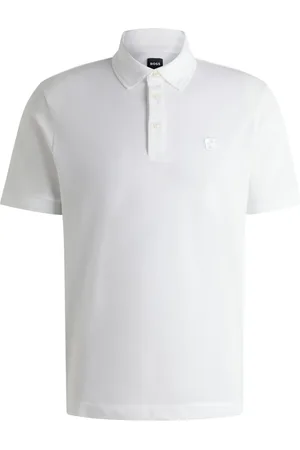 HUGO BOSS Double B monogram piqu?? polo shirt