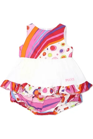 PUCCI Junior Fontane-print dress