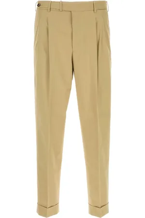PT Torino Pleated tapered trousers