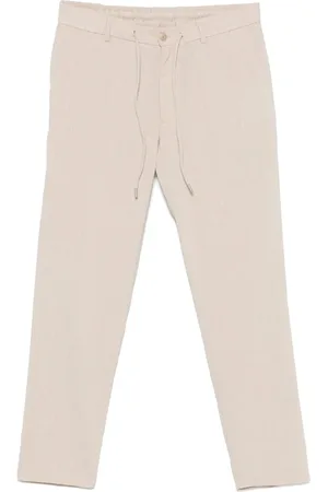 HUGO BOSS Logo-embroidered trousers