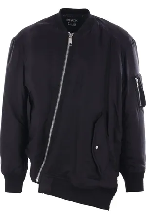 Comme des Garçons Reversible asymmetric bomber jacket.