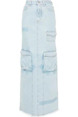 GCDS Cargo denim skirt