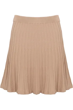 YVES SALOMON Mini pleated skirt