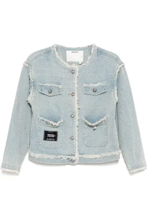 Musium Div. Round-neck denim jacket