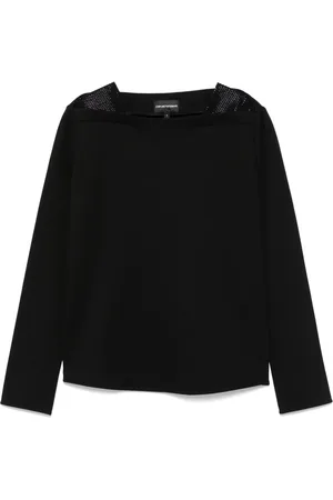 Emporio Armani Crystal-embellished sweatshirt