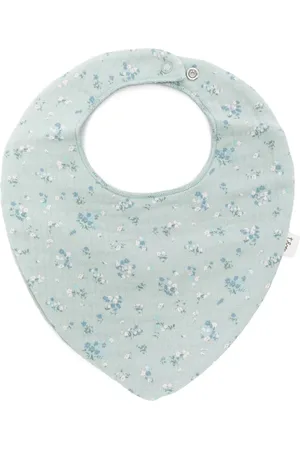 TEDDY & MINOU Floral-print bib