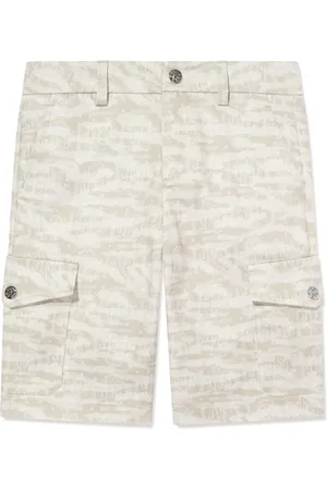 Roberto Cavalli Monogram cargo shorts