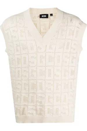 GCDS Monogram macram?? gilet