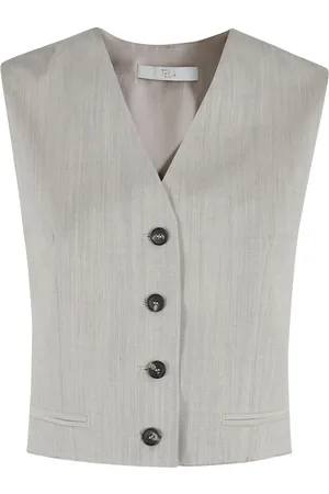 TELA Button-down waistcoat