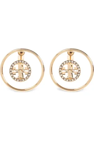 Tory Burch Logo-plaque earrings