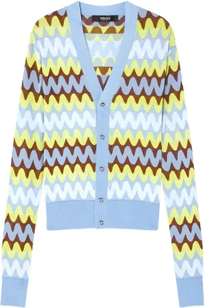 VERSACE Wave cardigan