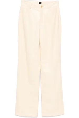 HUGO BOSS Faux-leather trousers