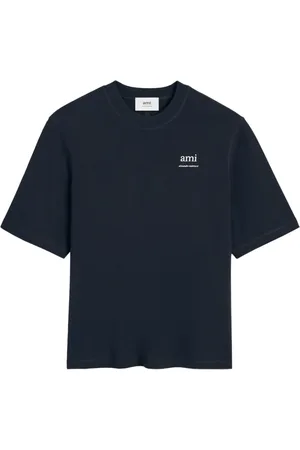 Ami Logo-embroidered T-shirt