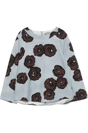 Luisa Cerano Flower-print blouse