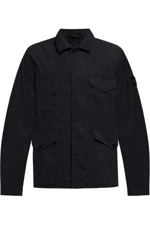 Stone Island Creased multi-pocket shirt jacket