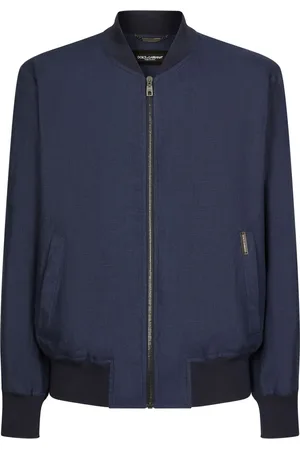 Dolce & Gabbana Unlined linen bomber jacket