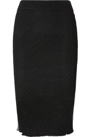 Pinko Open-knit pencil skirt