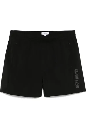 Calvin Klein Logo-print swim shorts