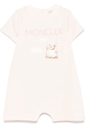 Moncler Swinging bear graphic romper