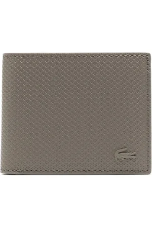 Lacoste Small piqu?? leather bi-fold wallet