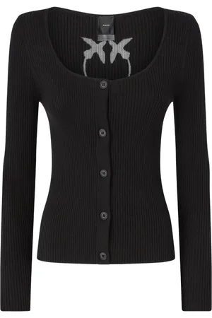 Pinko Ribbed cropped cardigan