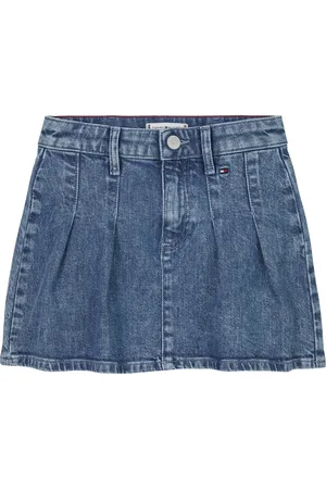 Tommy Hilfiger Pintuck-detailing denim skirt