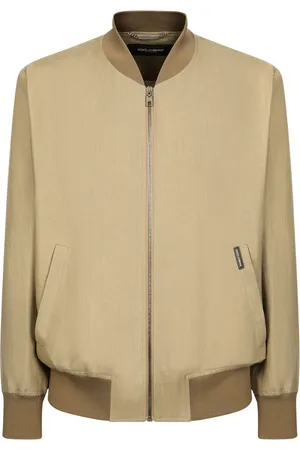 Dolce & Gabbana Unlined linen bomber jacket