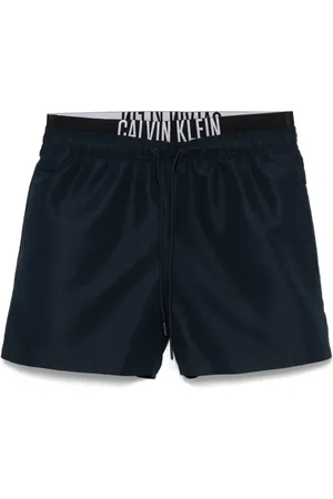 Calvin Klein Double-waistband swim shorts