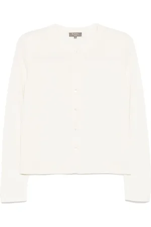 N.PEAL Hallie round neck cardigan