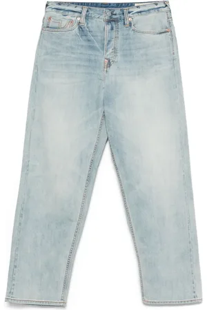Evisu Seven-pocket washed jeans