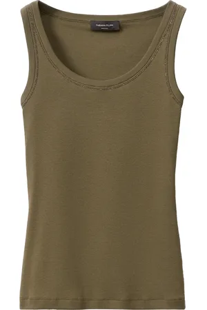 Fabiana Filippi Bead-detail tank top
