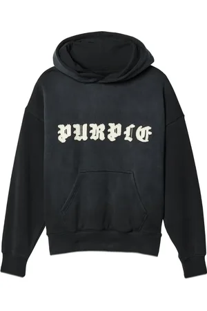 Purple Brand Logo-patch hoodie