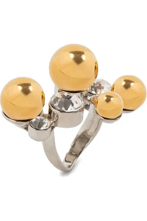 DRIES VAN NOTEN Bead-embellishment ring