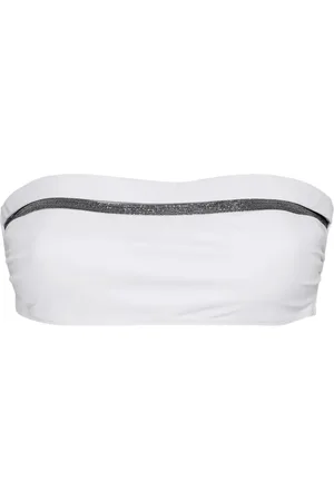 Brunello Cucinelli Monili chain-embellished bikini top