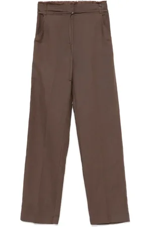 Patrizia Pepe Frayed-detailed trousers