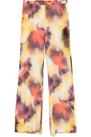 Patrizia Pepe Rubberised-logo trousers