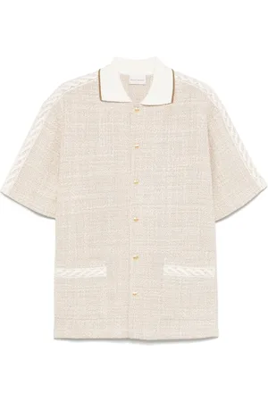 Drôle de Monsieur La Chemise Tweed shirt