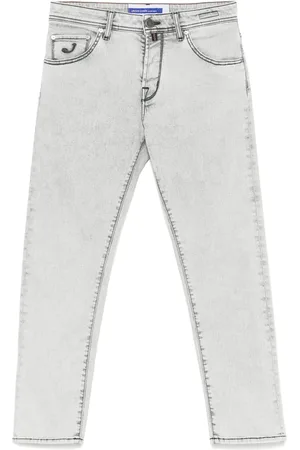 Jacob Cohen Logo-embroidered jeans