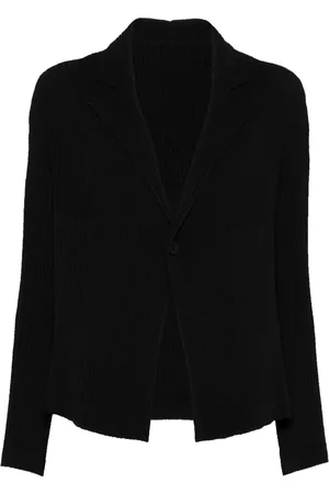 Issey Miyake Pliss??-effect blazer
