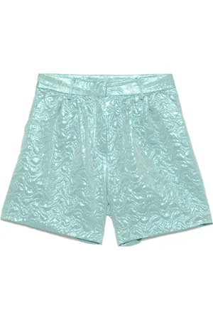 ..,MERCI Lam??-effect shorts