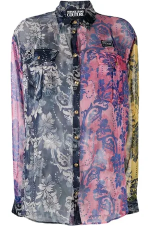 VERSACE Tapestry Couture panelled shirt