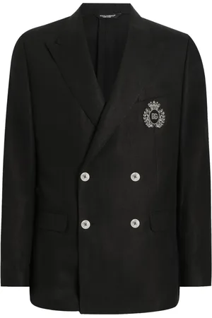 Dolce & Gabbana Monogram-badge blazer