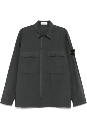 Stone Island Detachable-Compass badge overshirt