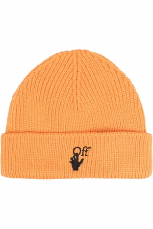 OFF-WHITE Hand Off ribbed beanie