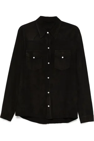 SALVATORE SANTORO Suede overshirt