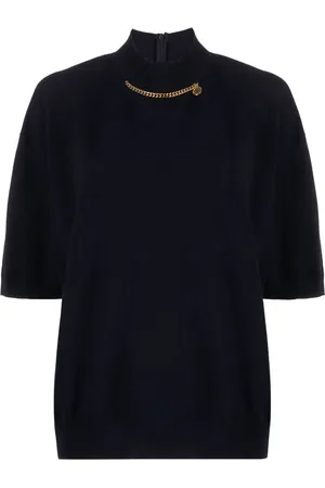 Stella McCartney Falabella high-neck wool blouse