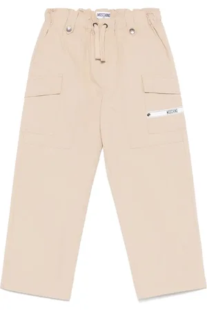 Moschino Logo-patch cargo pants