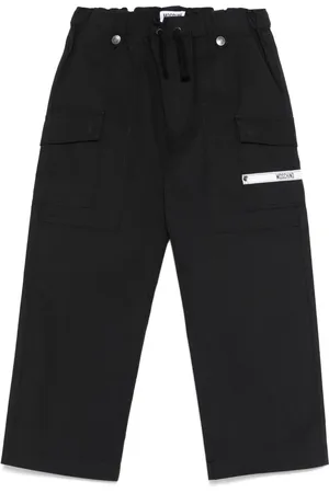 Moschino Logo-patch cargo pants